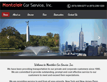 Tablet Screenshot of montclaircarservice.com